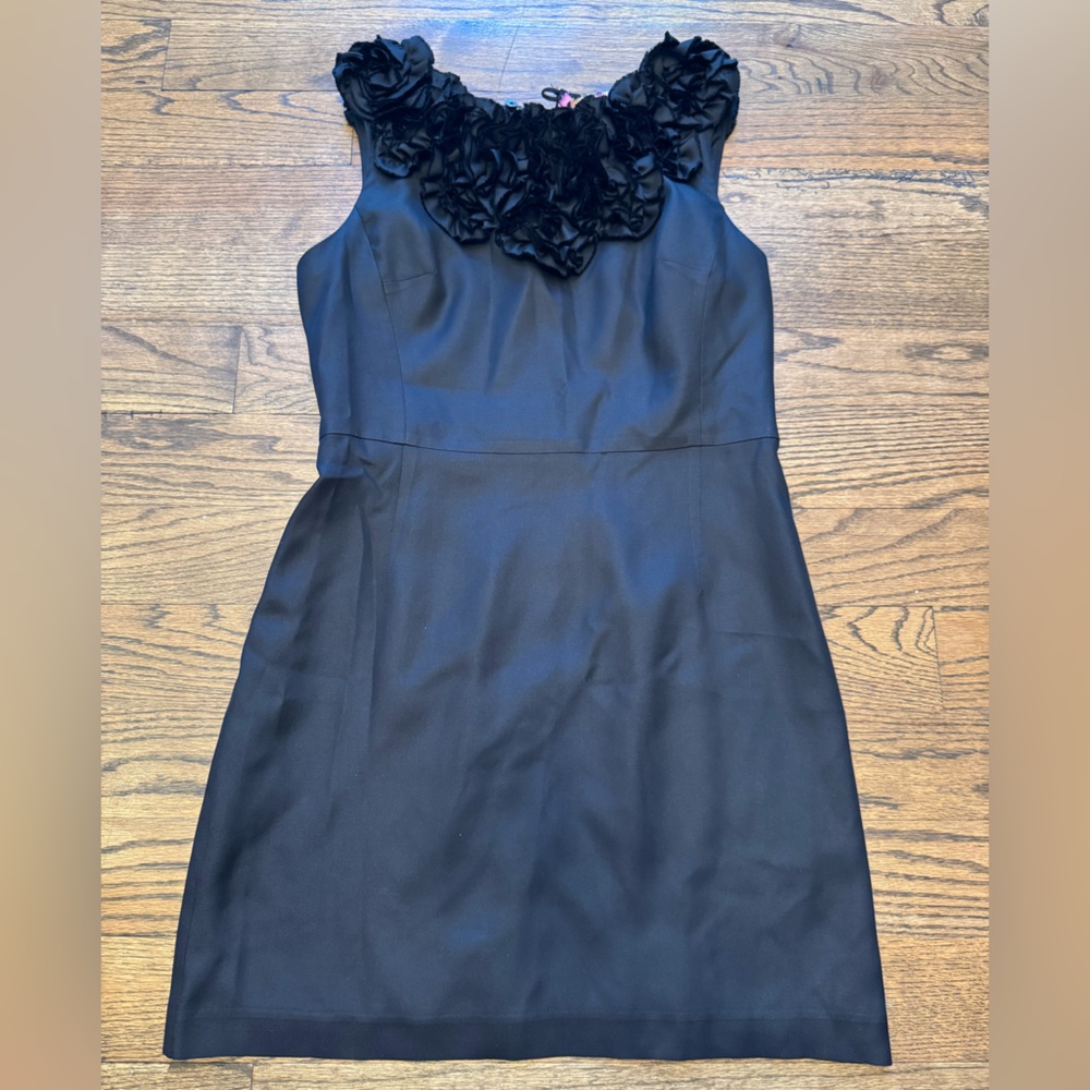 Milly of New York Black Silk Sleeveless Dress – Size 8